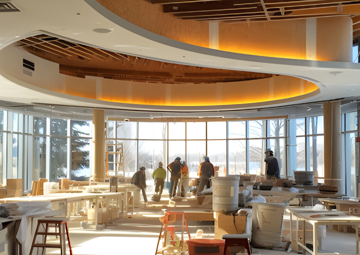 Restaurant under construction