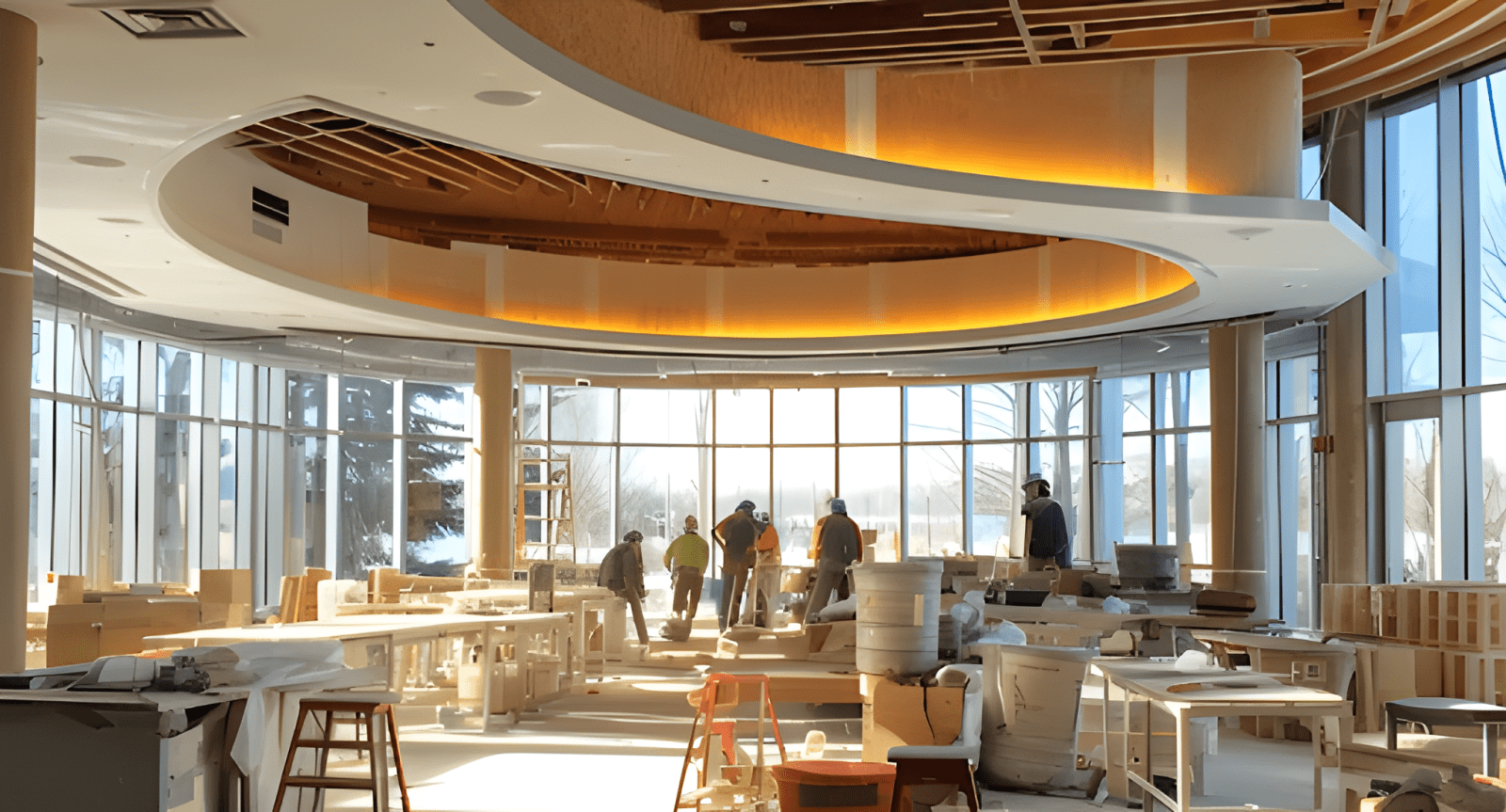 Restaurant under construction